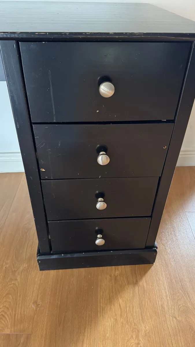 Black Wooden Desk - Image 3