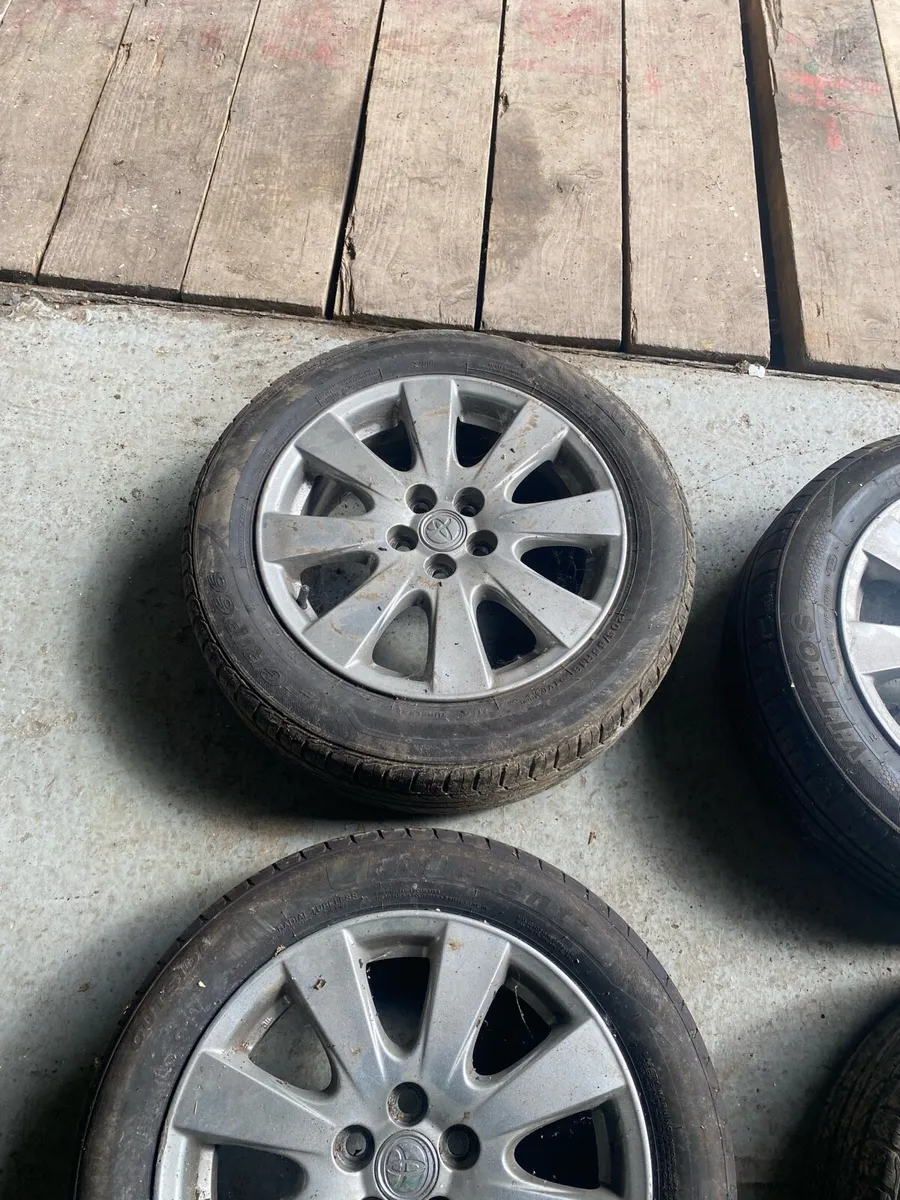 Toyota Avensis / Audi A4 alloys - Image 4