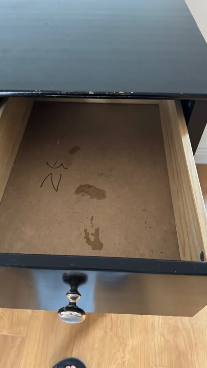 Black Wooden Desk - Image 4