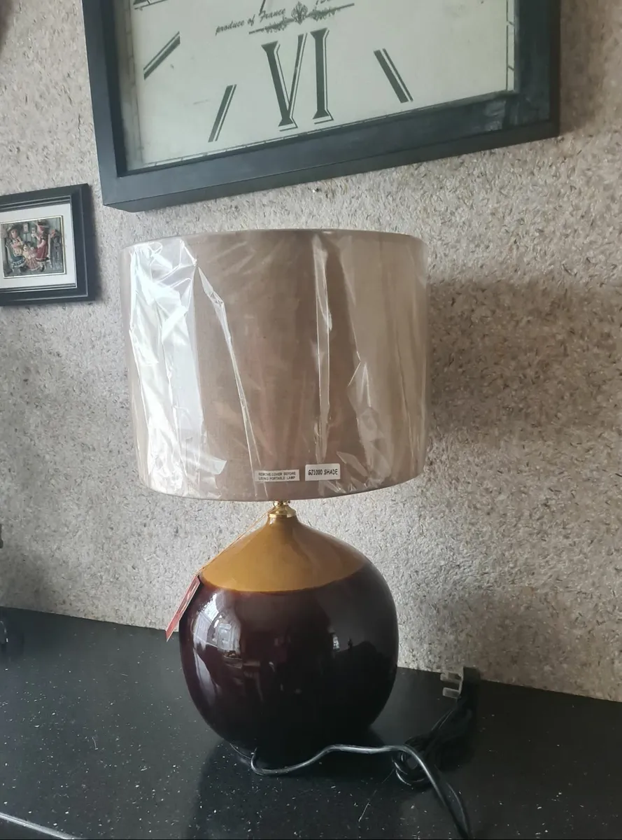 Handmade Table Lamp by Potter's Yard – New, Unused - Image 2