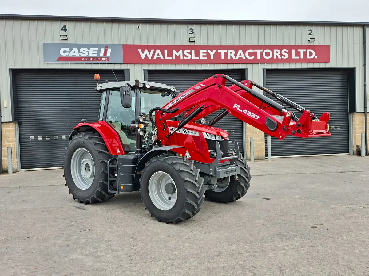 2022 MASSEY FERGUSON 6714S & LOADER - Image 1