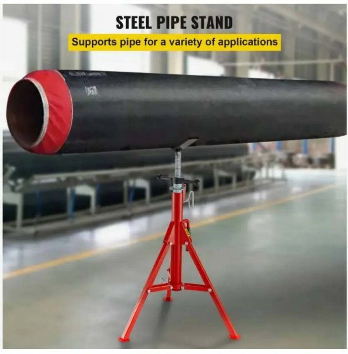 V Head Pipe Stand Adjustable Height - Image 2