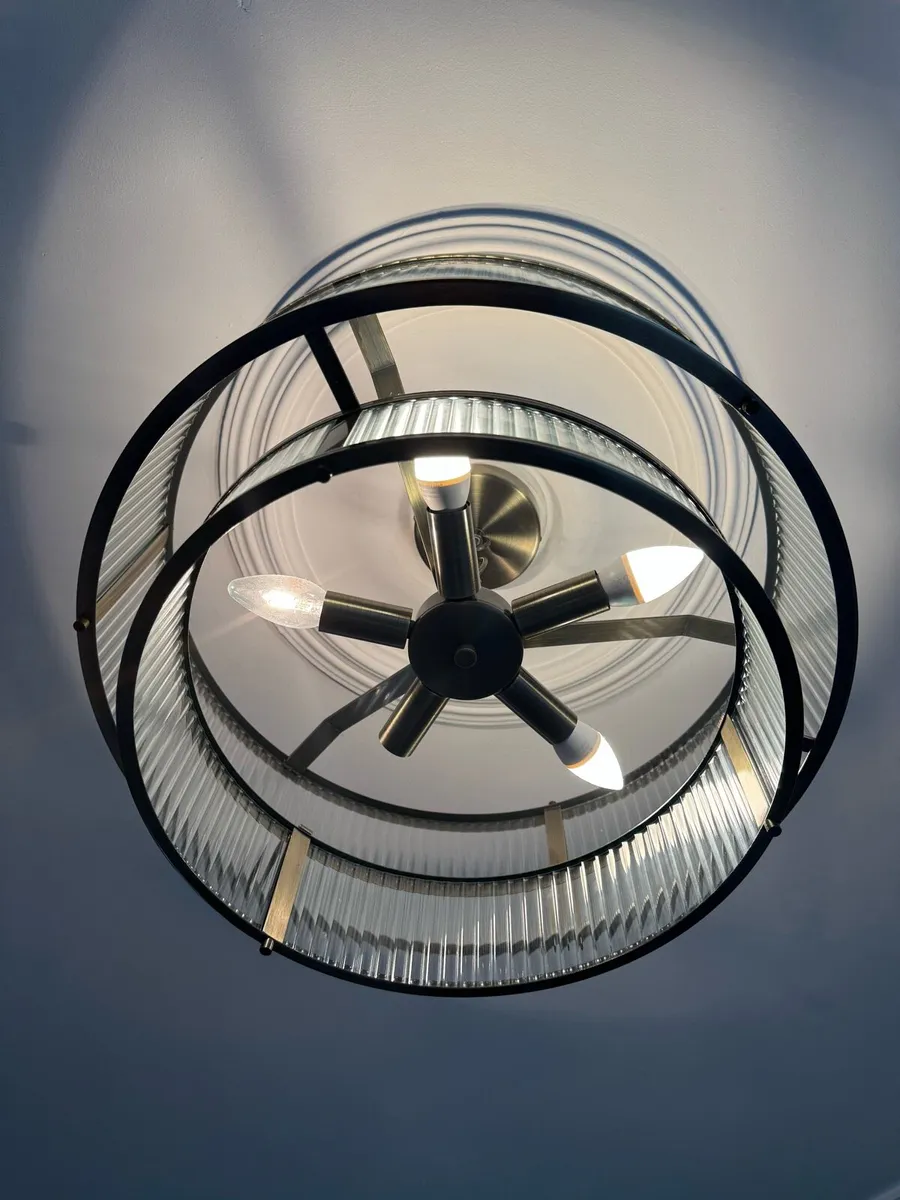 Ceiling light Antique brass 5 light - Image 2