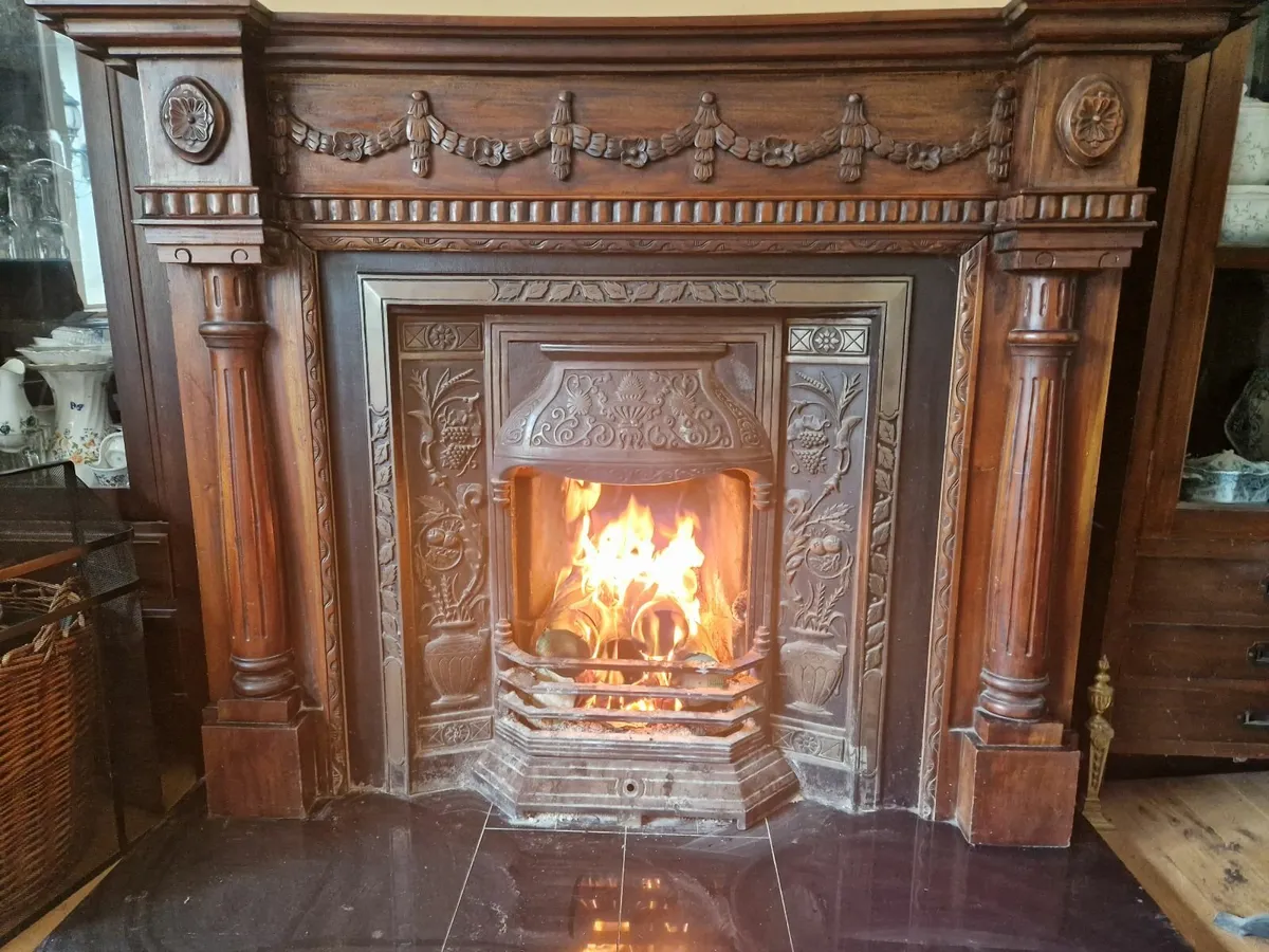 Fire place and heart - Image 1