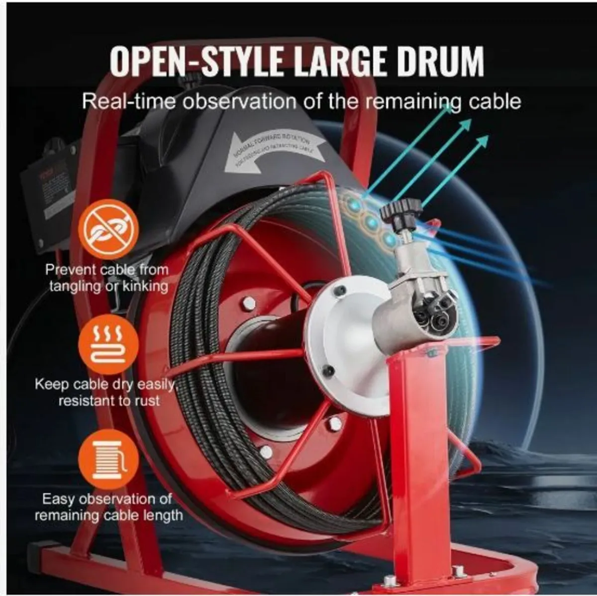Drain Cleaner Machine Electric Drain - Image 4