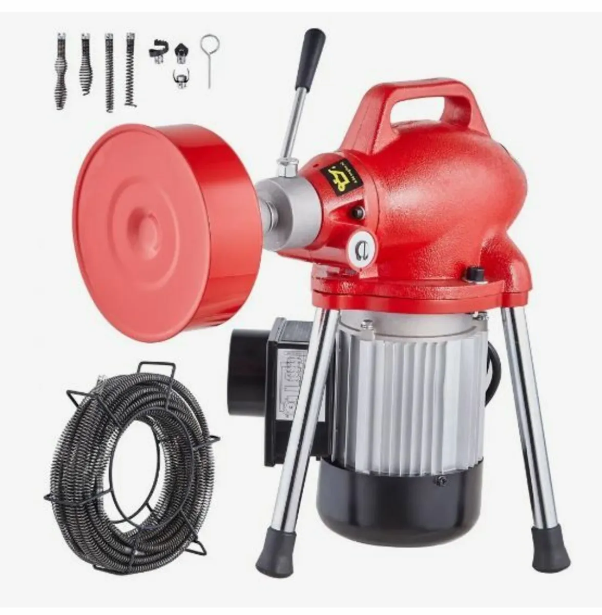 Drain Cleaner Machine 66FT x 5/8In 250W - Image 1