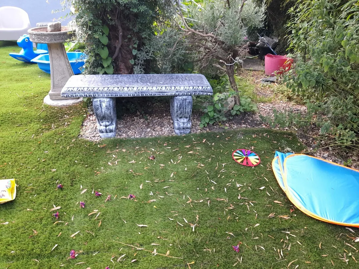 Garden Benches and Bird Baths- New - From 85 Each! - Image 4