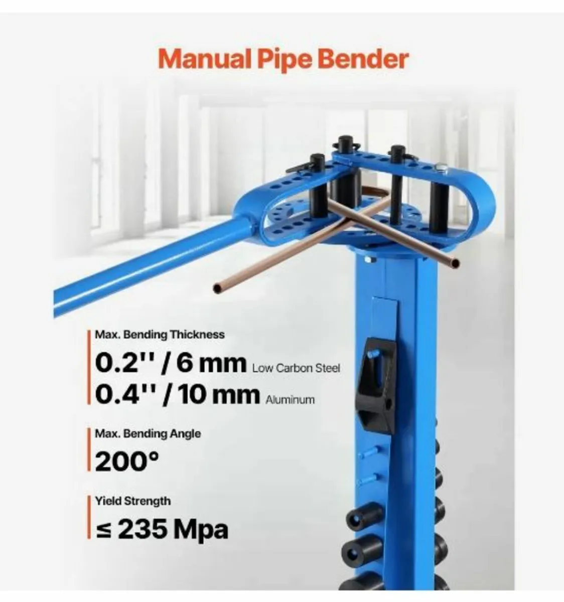Manual Pipe Bender, Pipe Tube Bender - Image 2