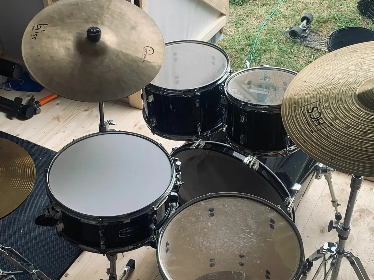 Yamaha acoustic drum kit. - Image 2