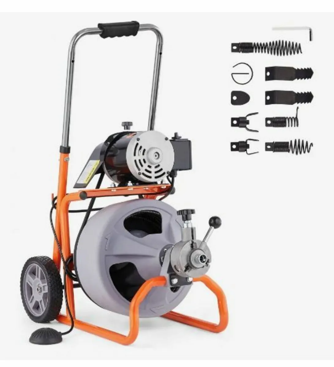 Drain Cleaner Machine 75FT x 3/8 Inch - Image 1