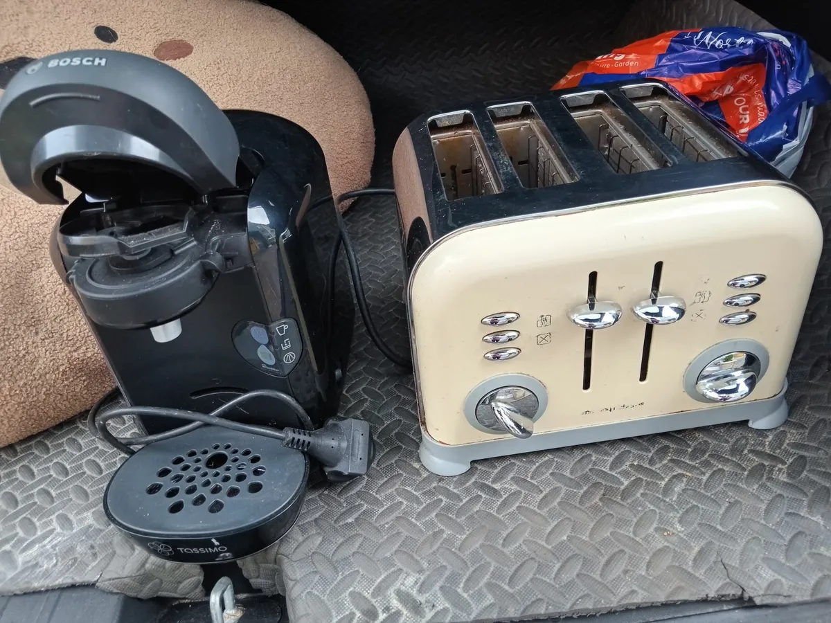 Toaster and coffee maker free