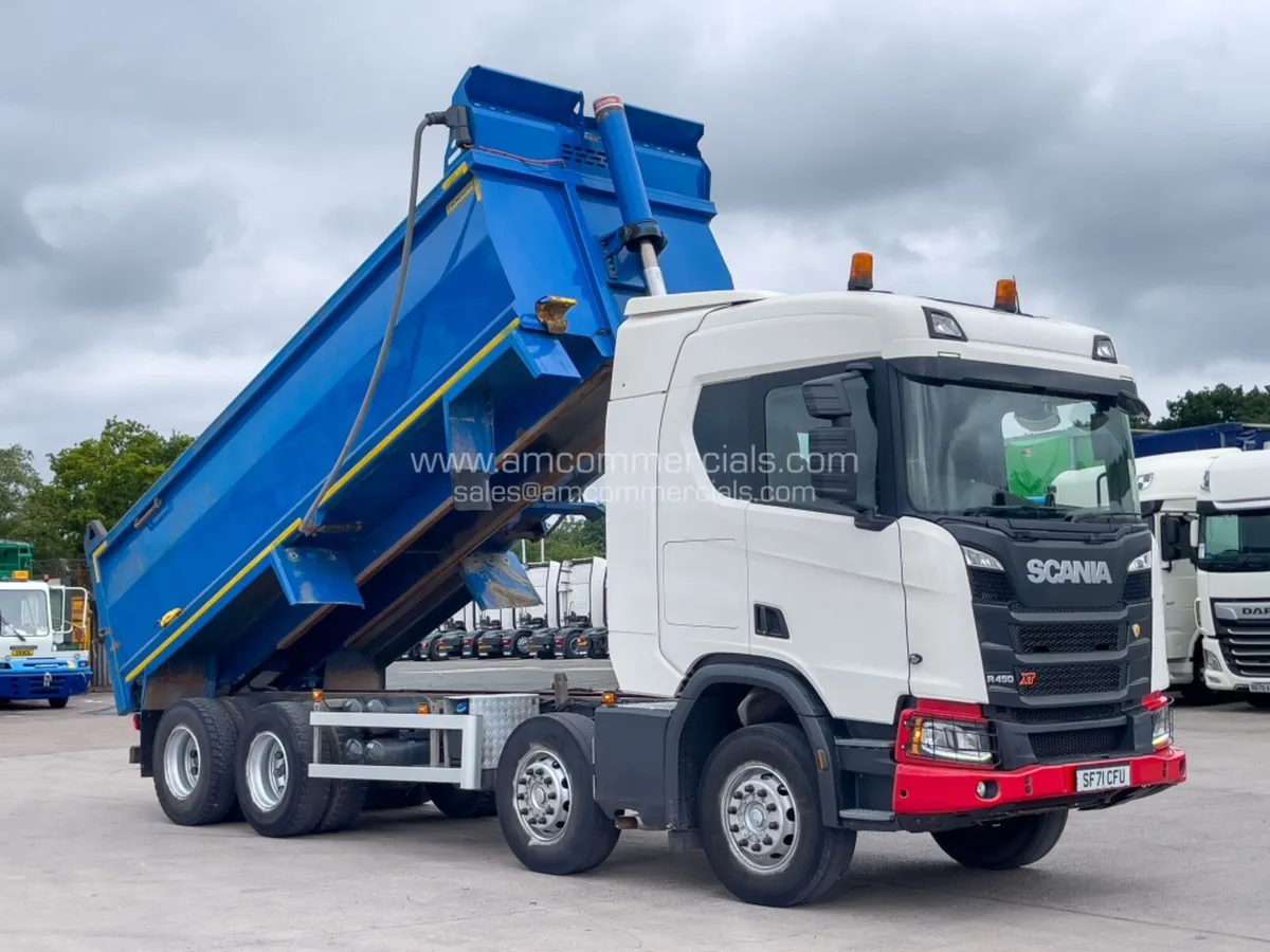 2021 (71) SCANIA R450 XT NORMAL CAB 8X4 TIPPER - Image 1