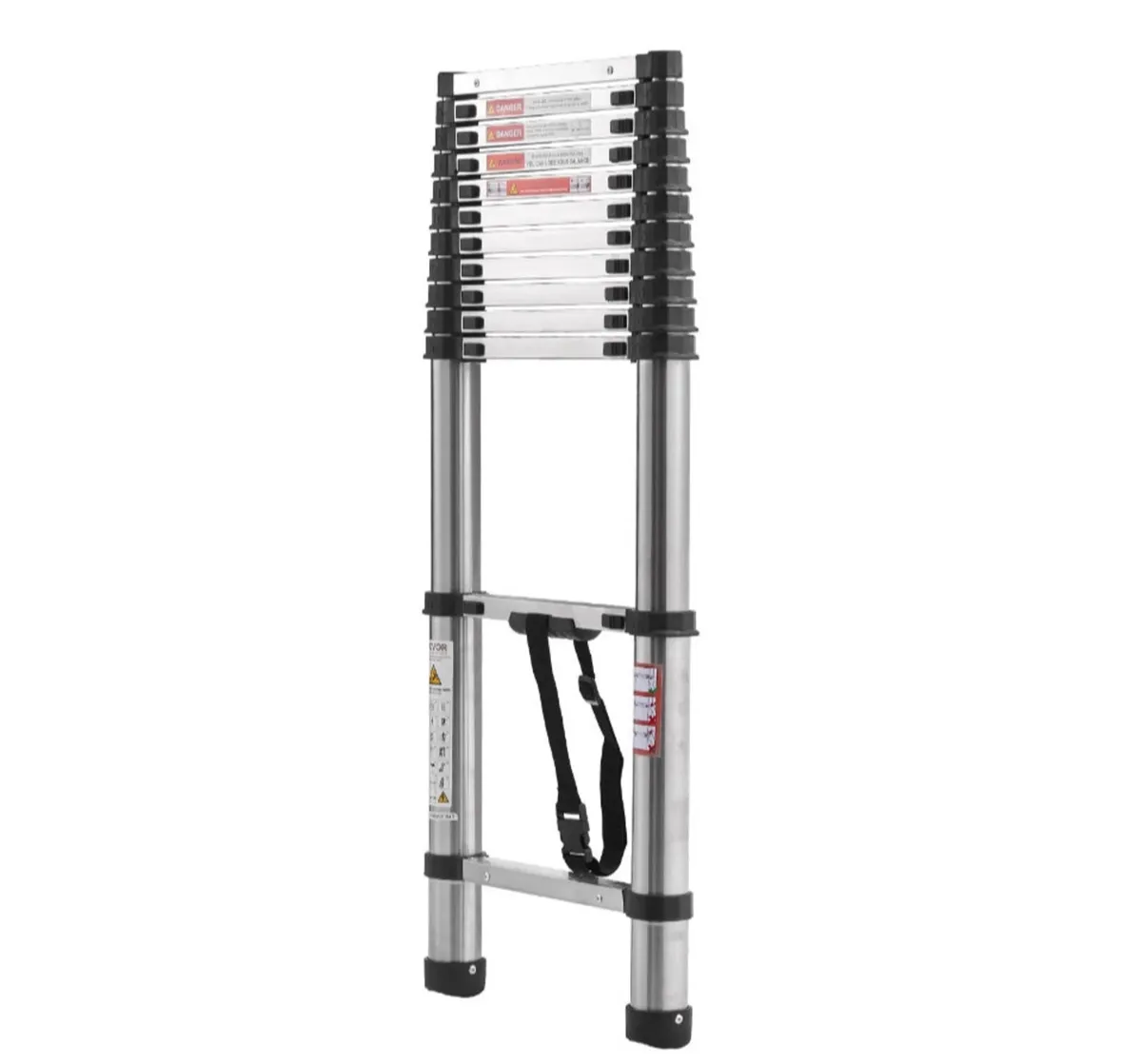 3.75 Metre Telescopic Ladder 12.25ft Aluminium - Image 3