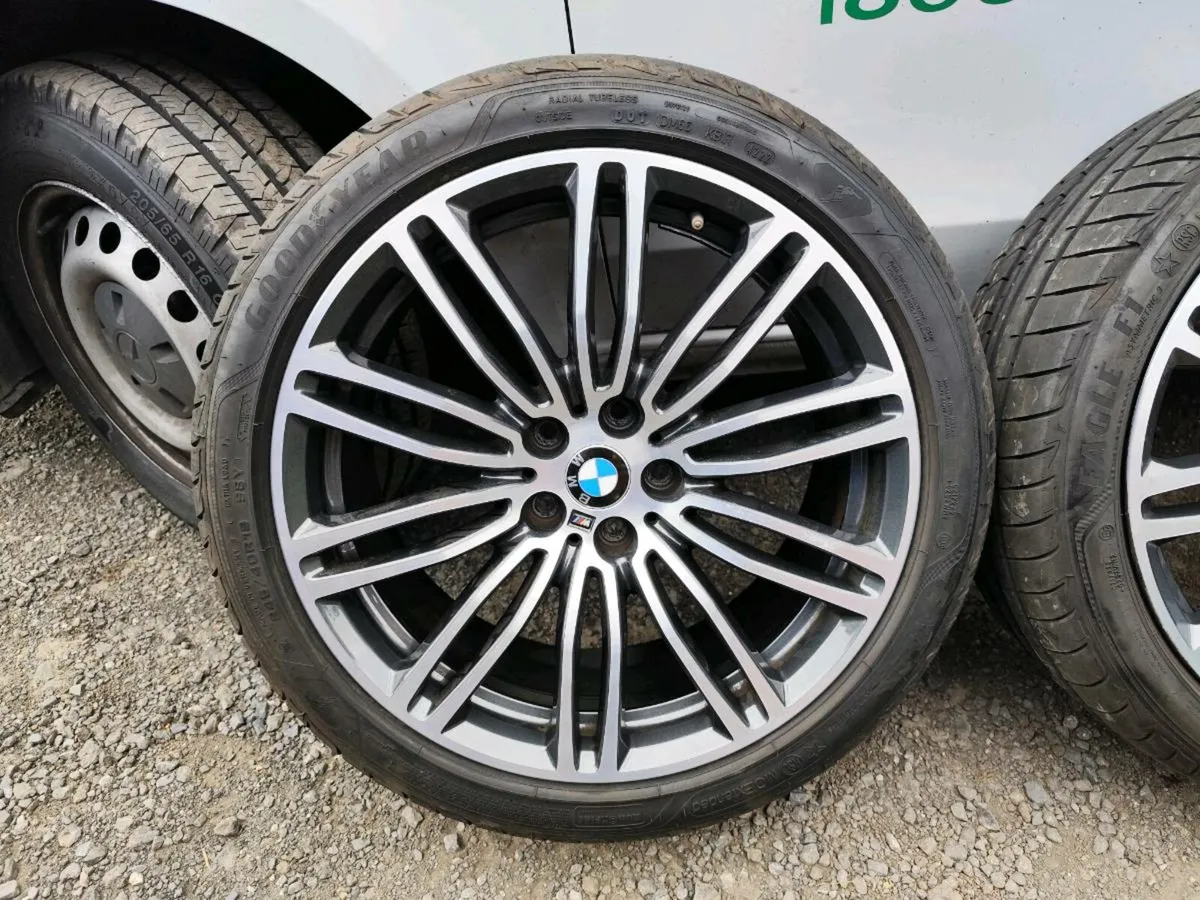 19" BMW 5 series Msport alloys on GoodYear F1 - Image 2