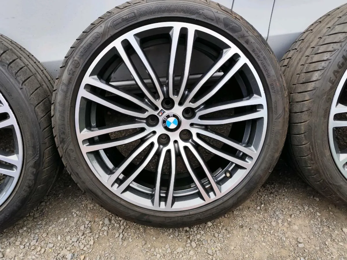19" BMW 5 series Msport alloys on GoodYear F1 - Image 3