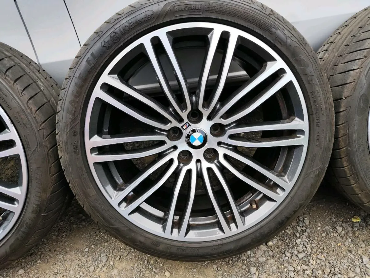 19" BMW 5 series Msport alloys on GoodYear F1 - Image 4