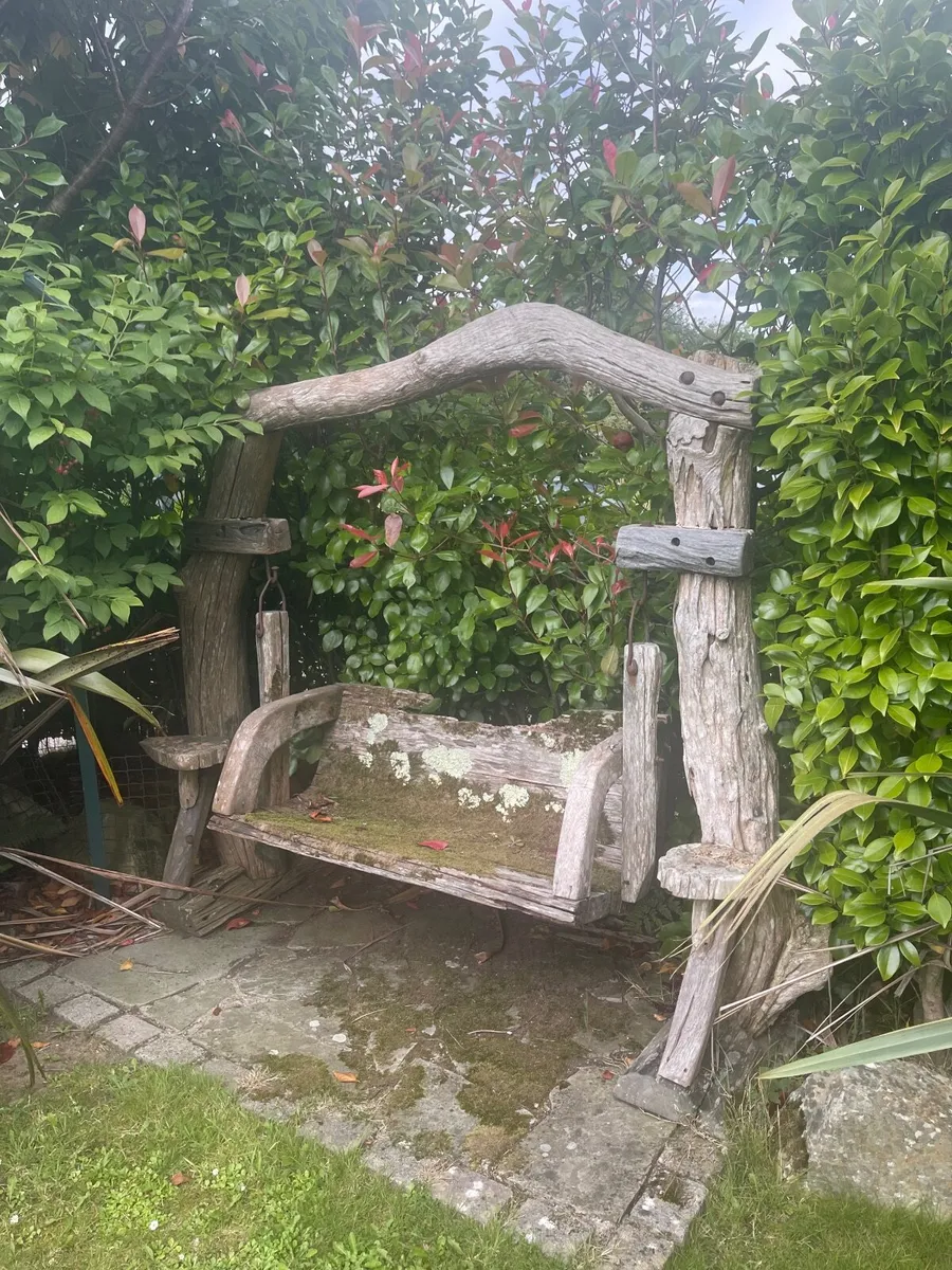 Free Teak Garden Swing Seat – 80” High x 90” Wide - Image 1
