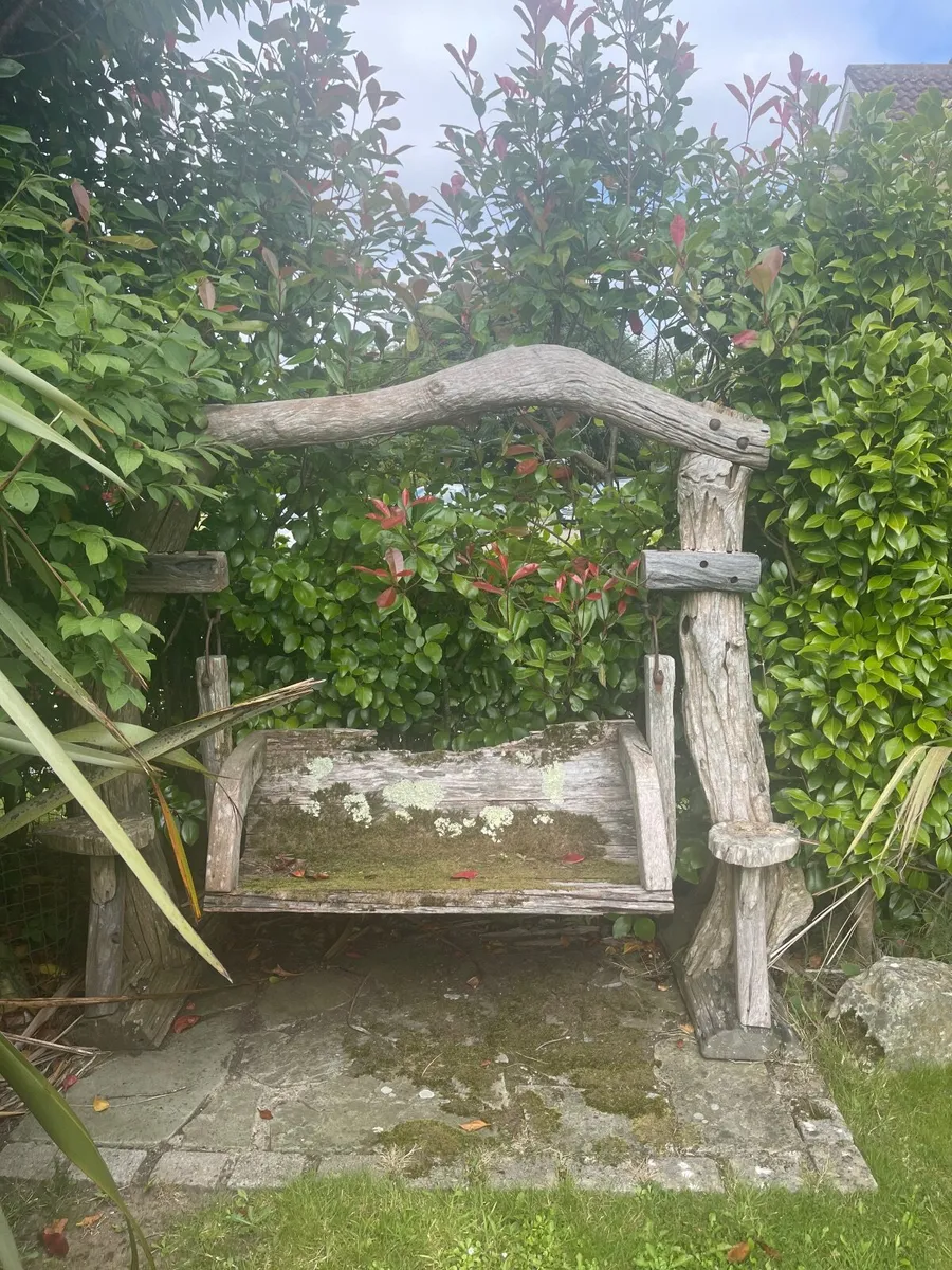Free Teak Garden Swing Seat – 80” High x 90” Wide - Image 2