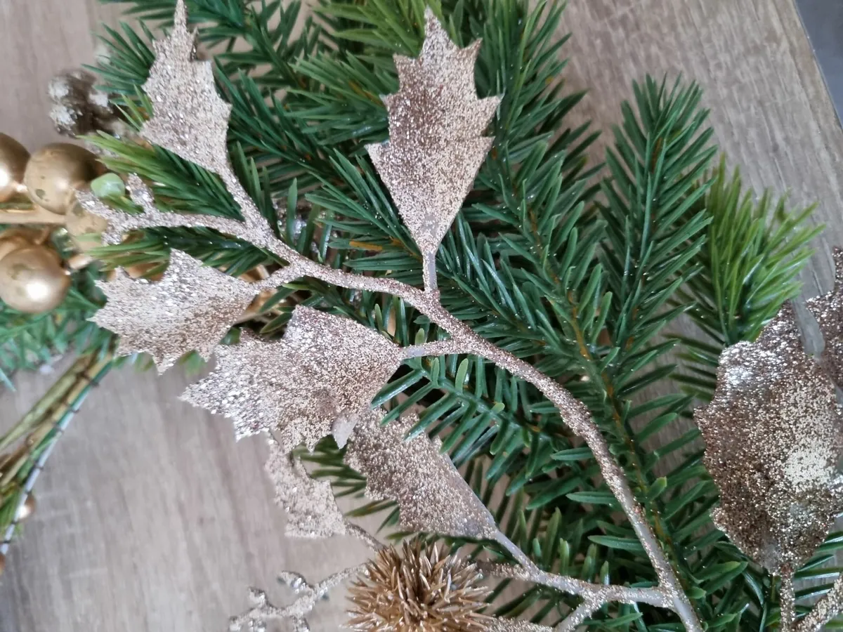 Natural gold berry garland 150cm - NEW - Image 4