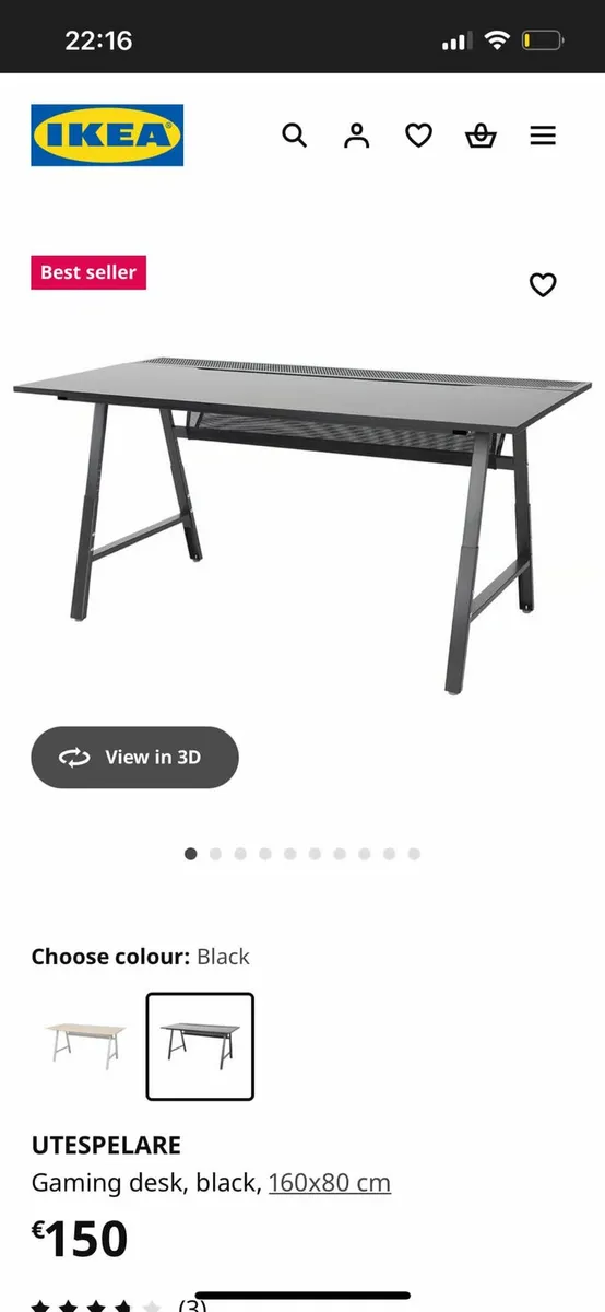 IKEA Gaming desk - Image 3