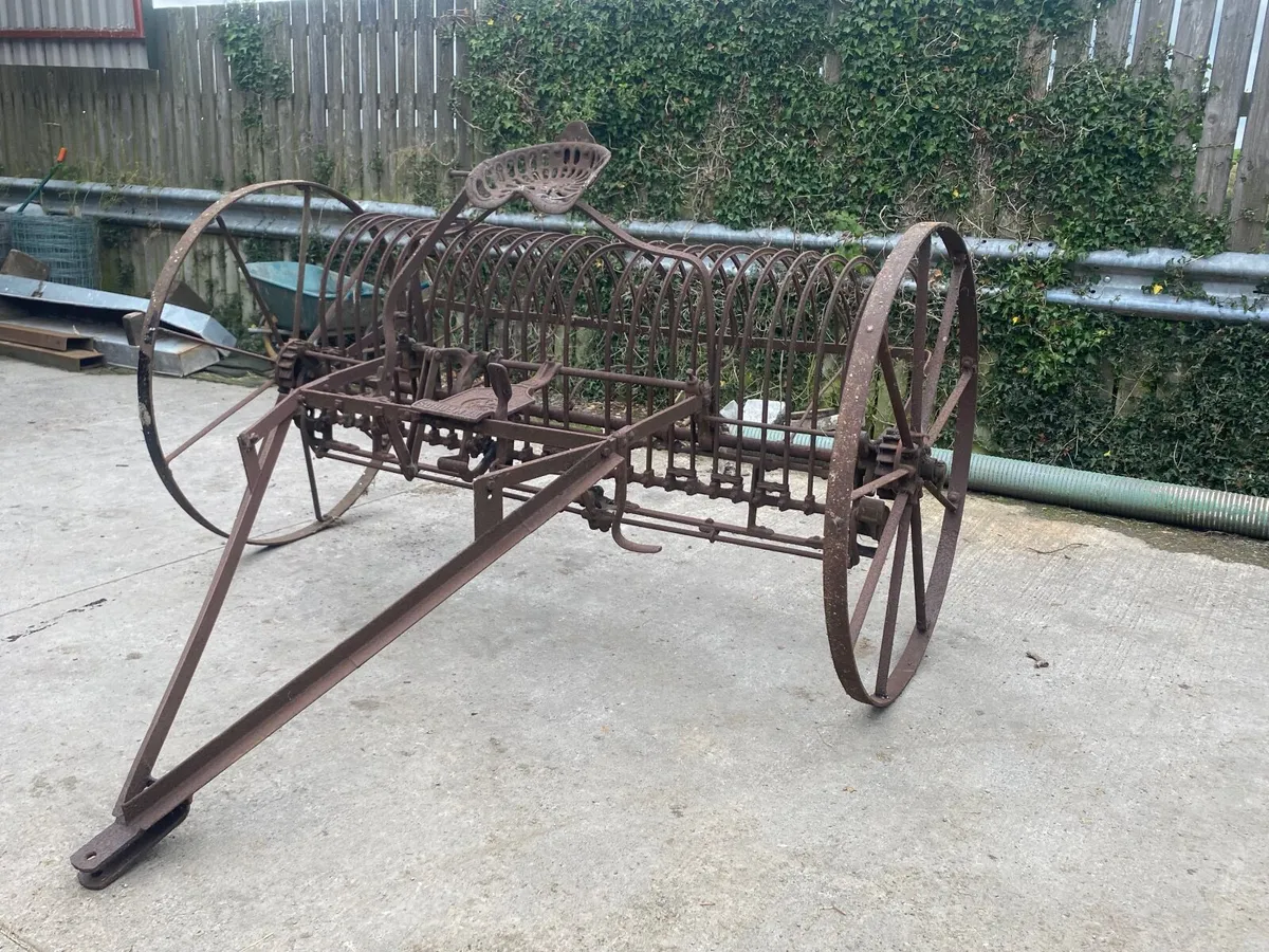 1919 Balfour Triple Action Rake  be with Seat - Image 1
