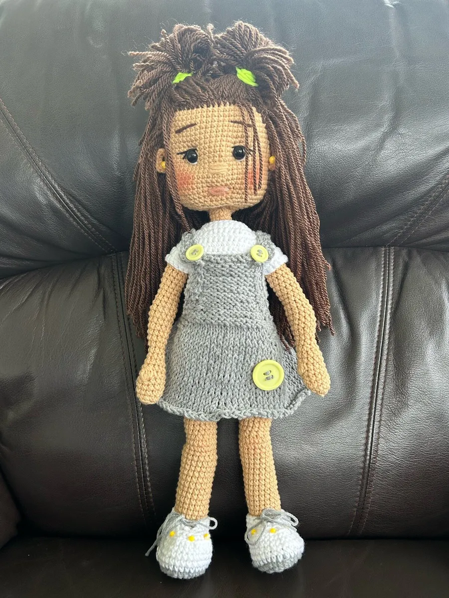 Handmade doll toy kids crocheted - Image 3