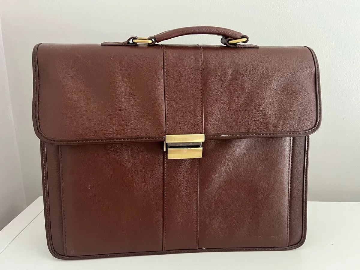 Leather briefcase - Image 3