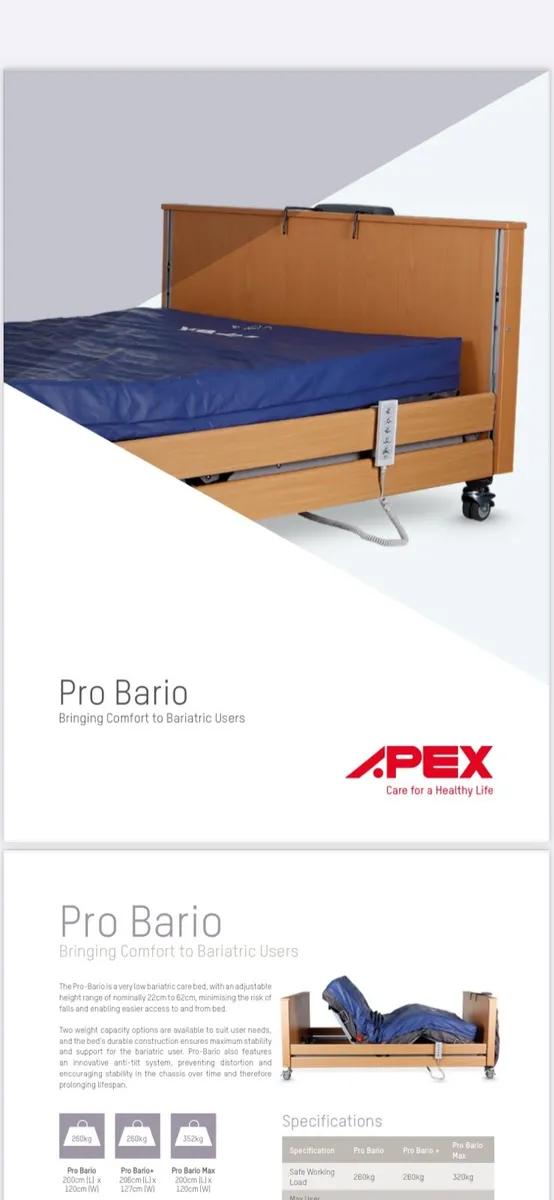 4 foot hospital bed - Image 3