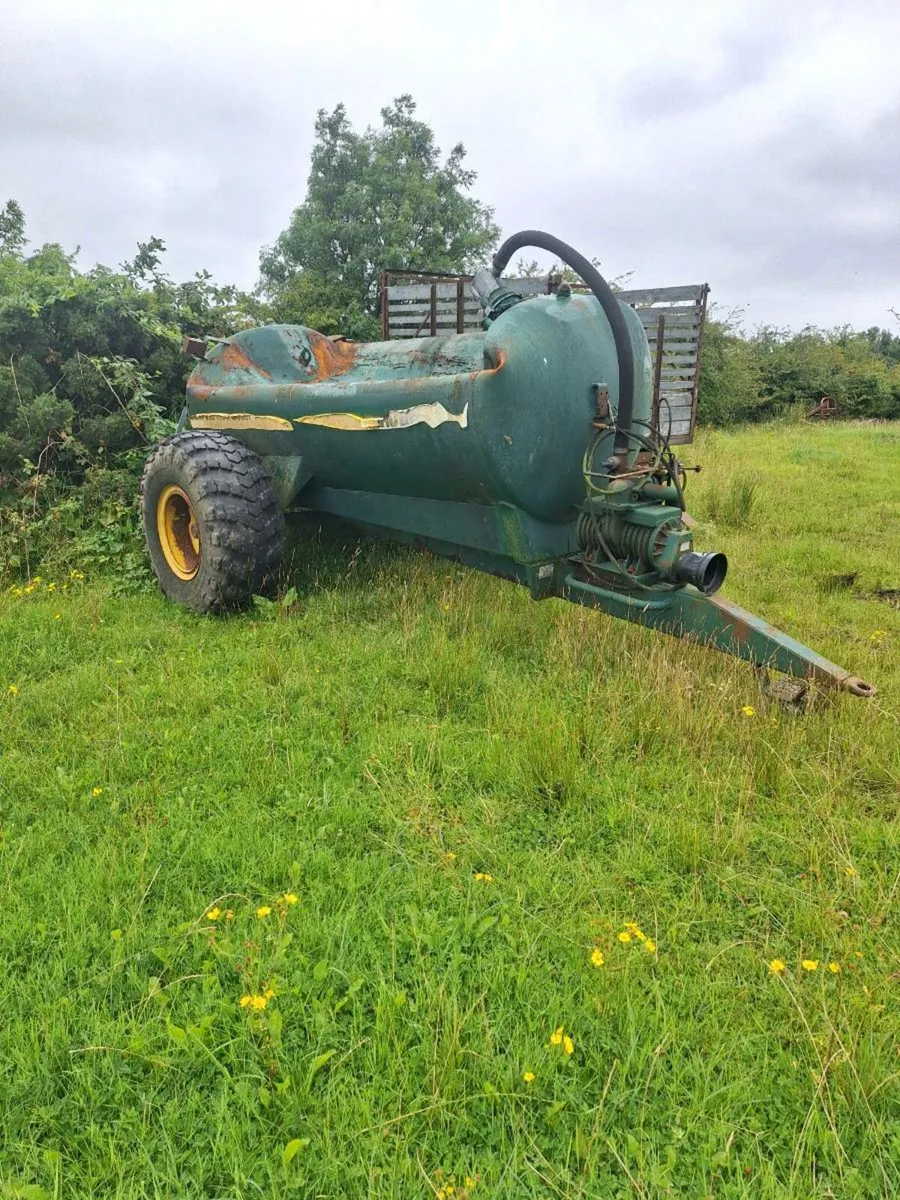 Imploded slurry tanker