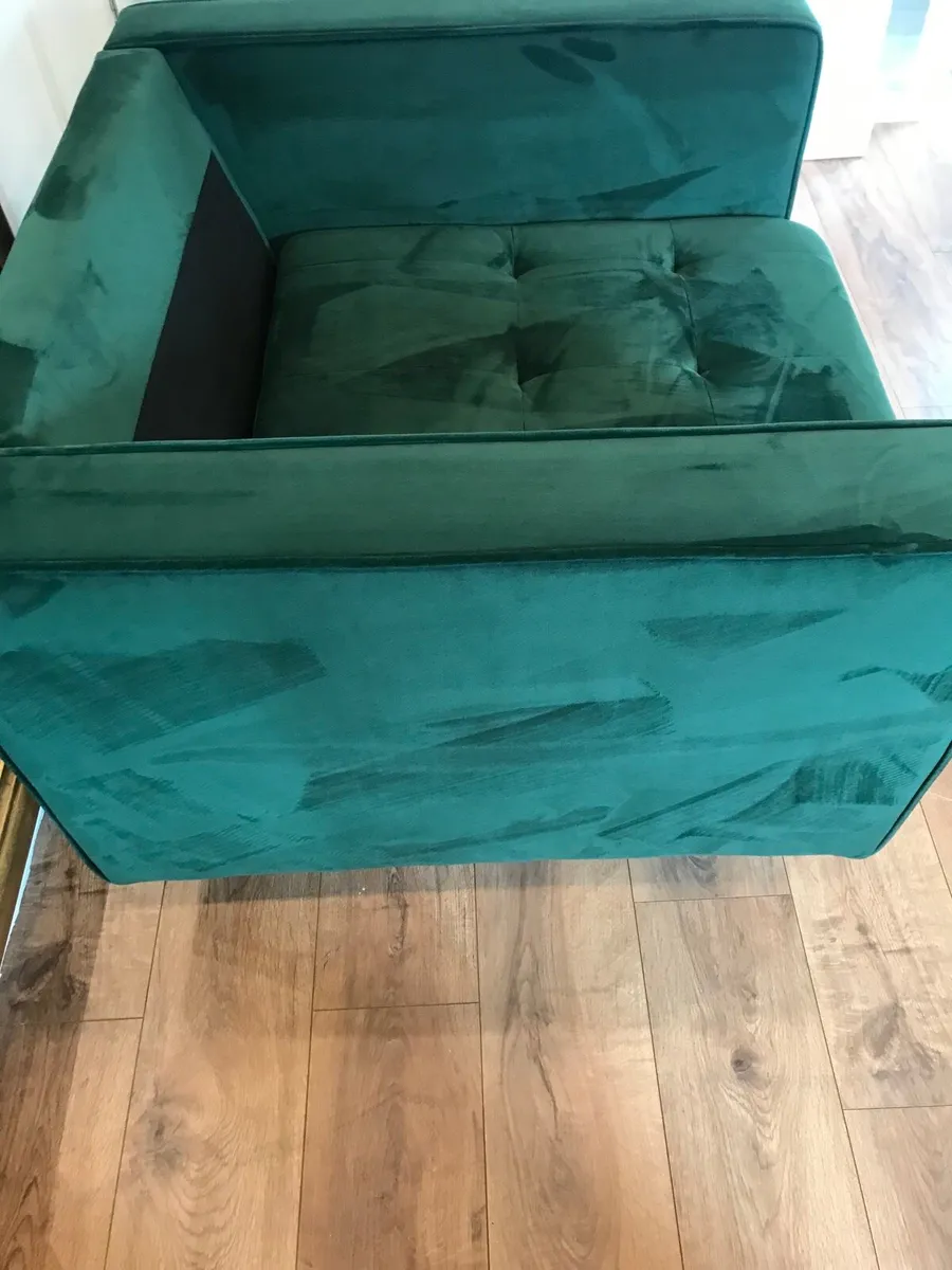 Beautiful Emerald green chair - Image 3