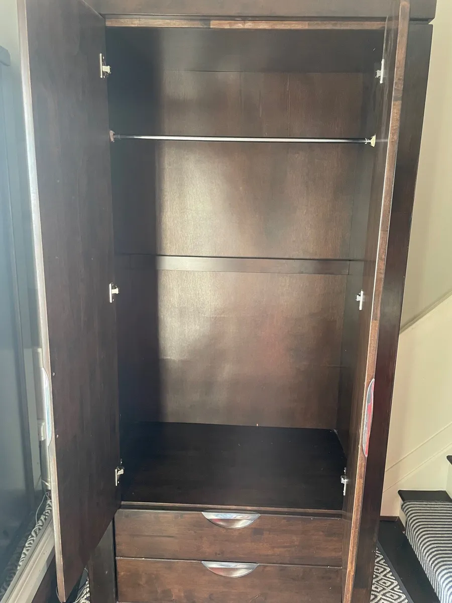 Solid Walnut wardrobe - Image 2