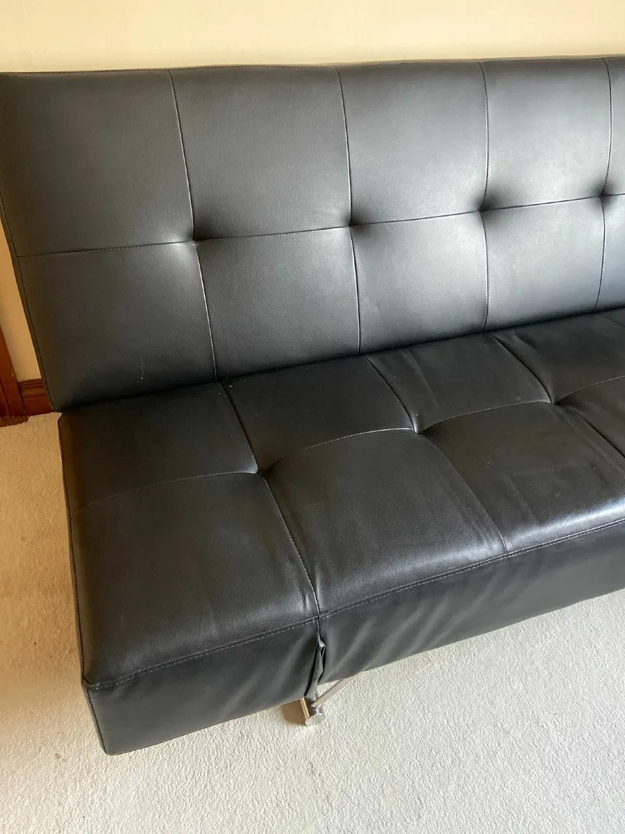 Faux Leather Sofa / Sofabed - Image 2