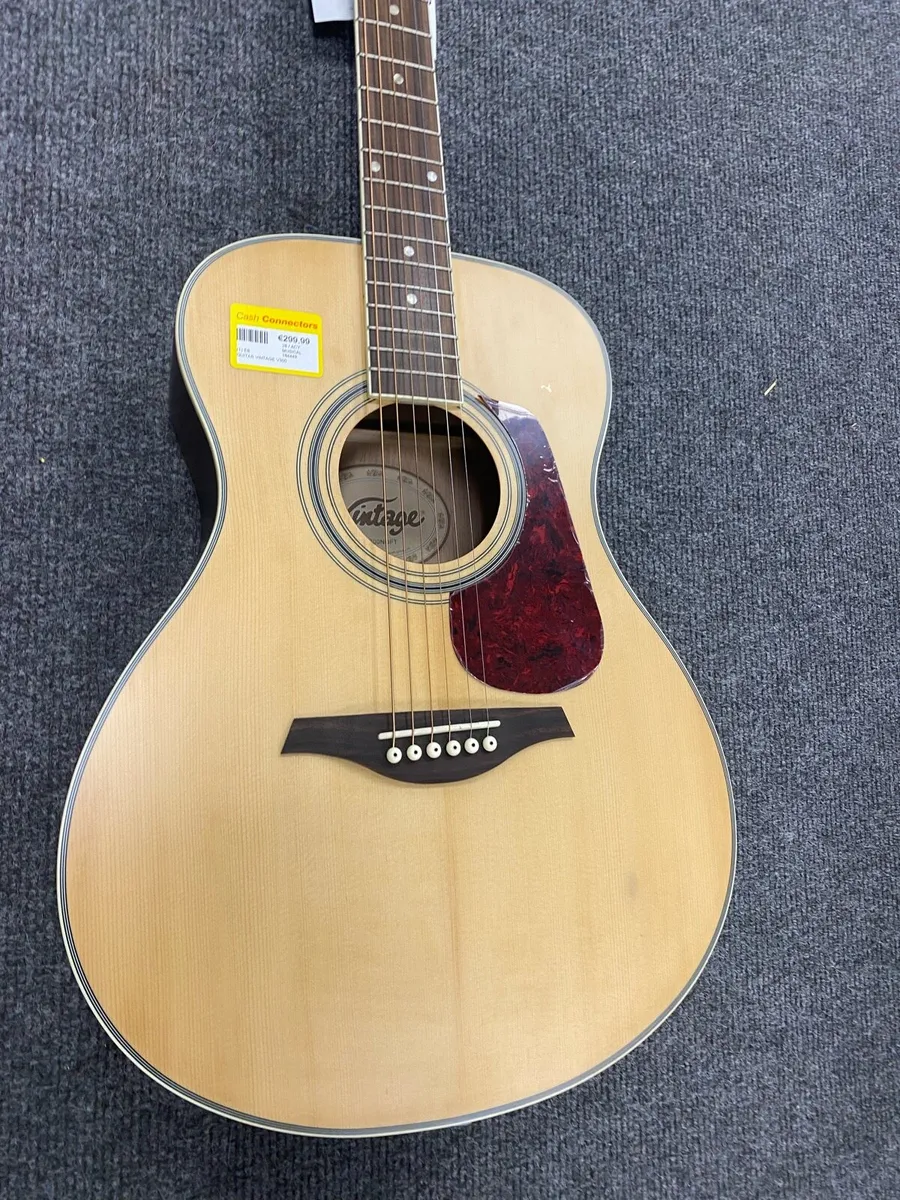 Vintage V300 Natural Acoustic - Image 3