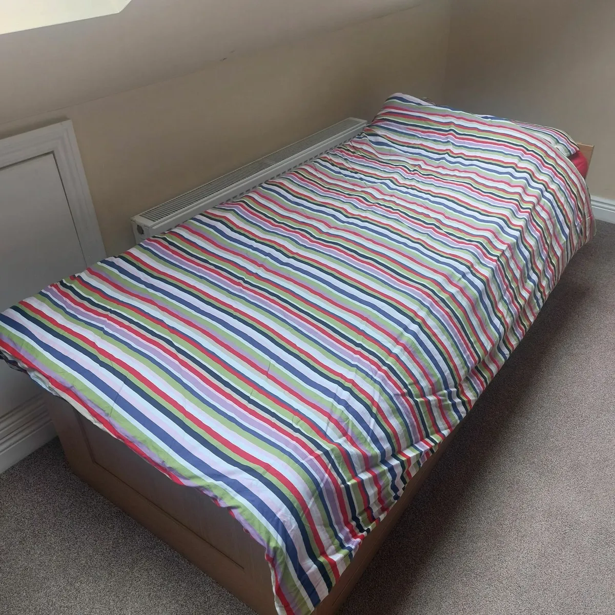 Extendable Ikea Bed (single/double) with Storage - Image 3