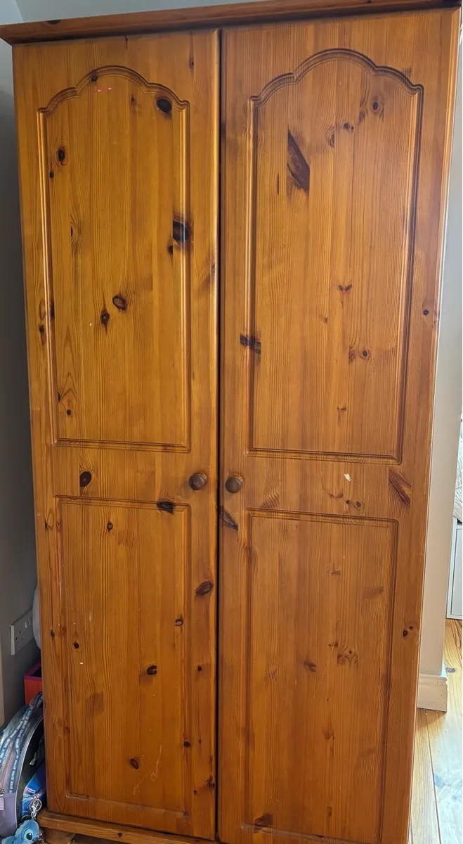 Used Pine wardrobe FREE - Image 1