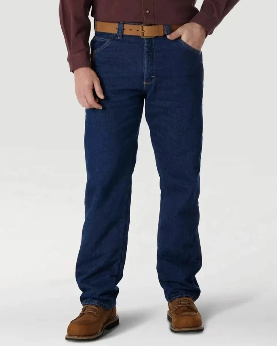 Wrangler Blue Riggs Workwear Fleece Lined 33x30 - Image 2