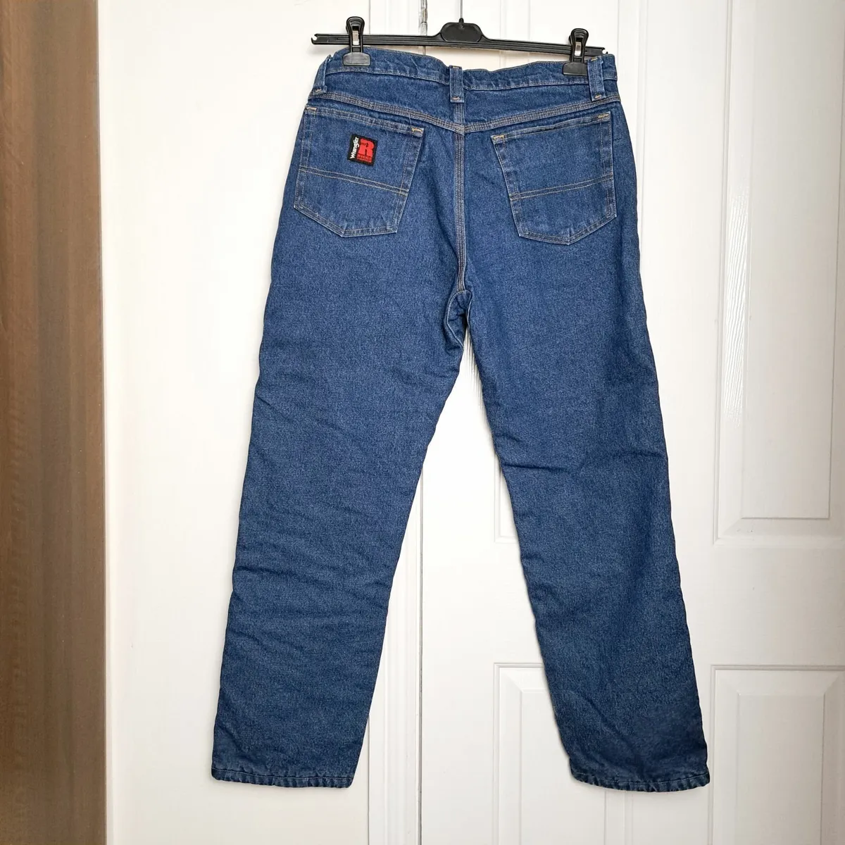 Wrangler Blue Riggs Workwear Fleece Lined 33x30 - Image 3