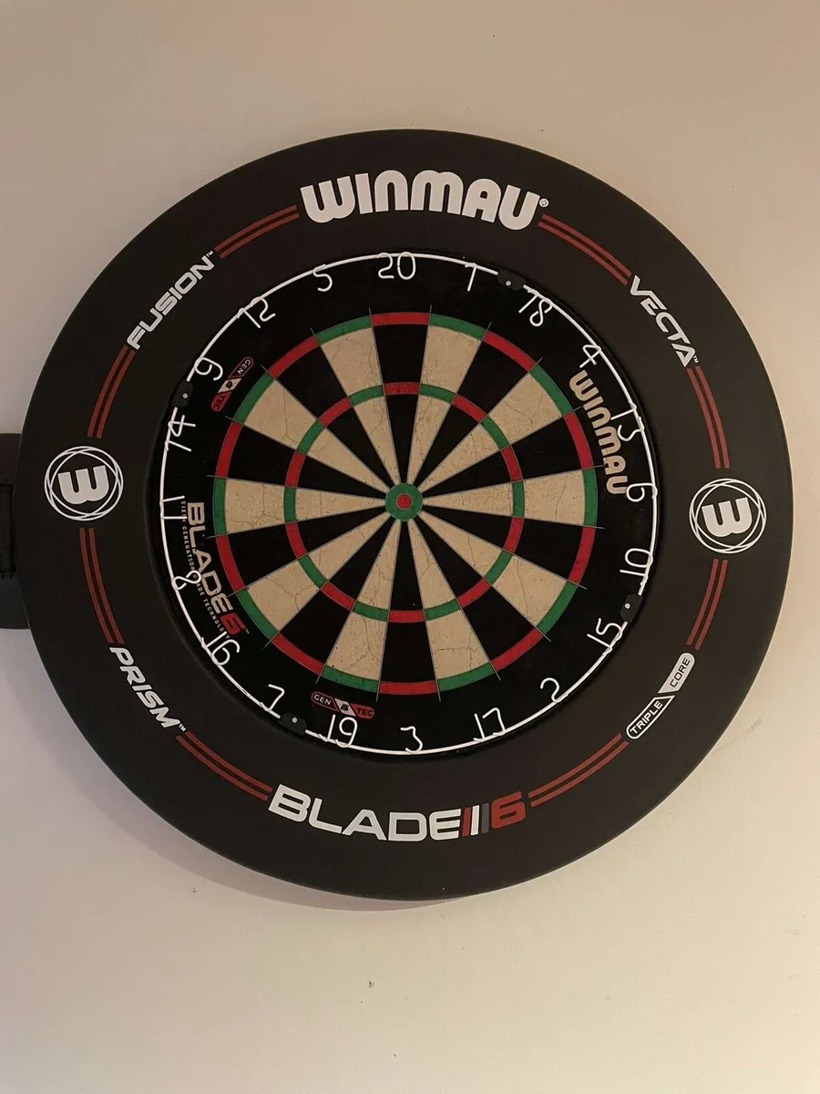 Full darts set up (like new) - Image 1