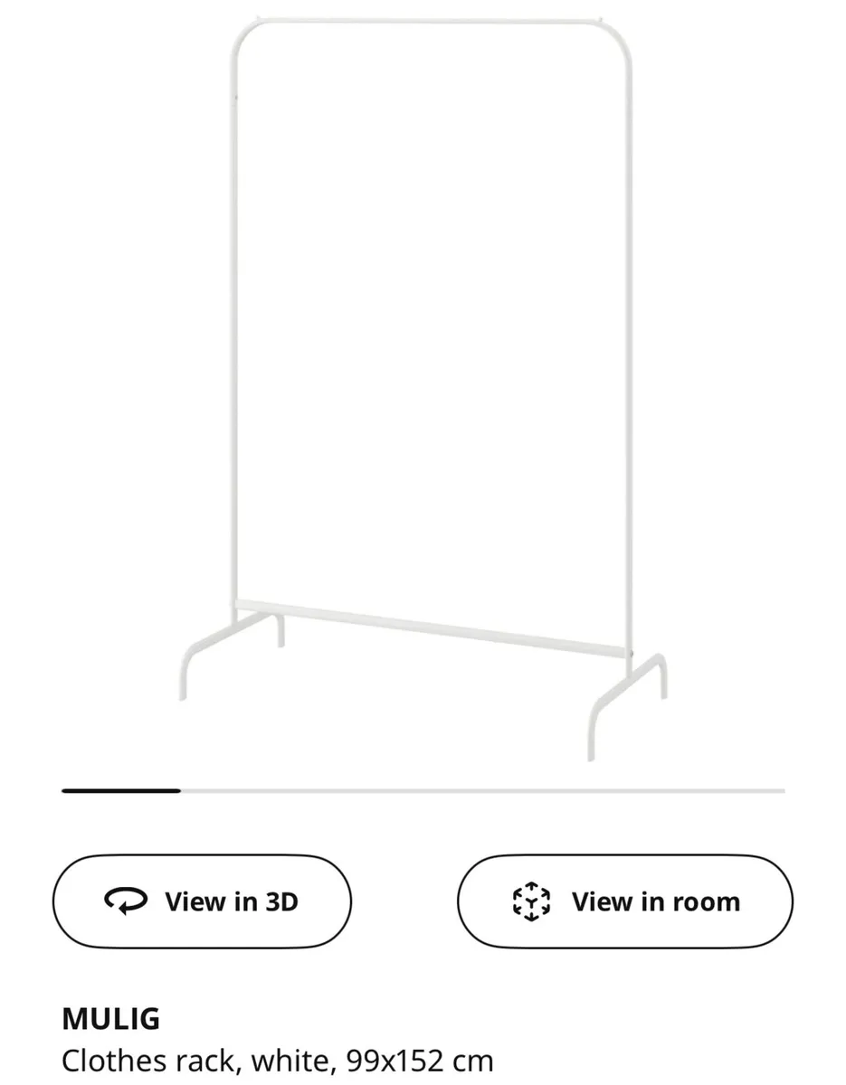 Clothes rail New - Image 1