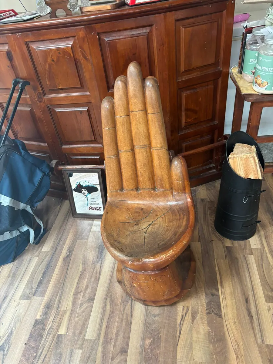 Wooden hand chair - Image 3