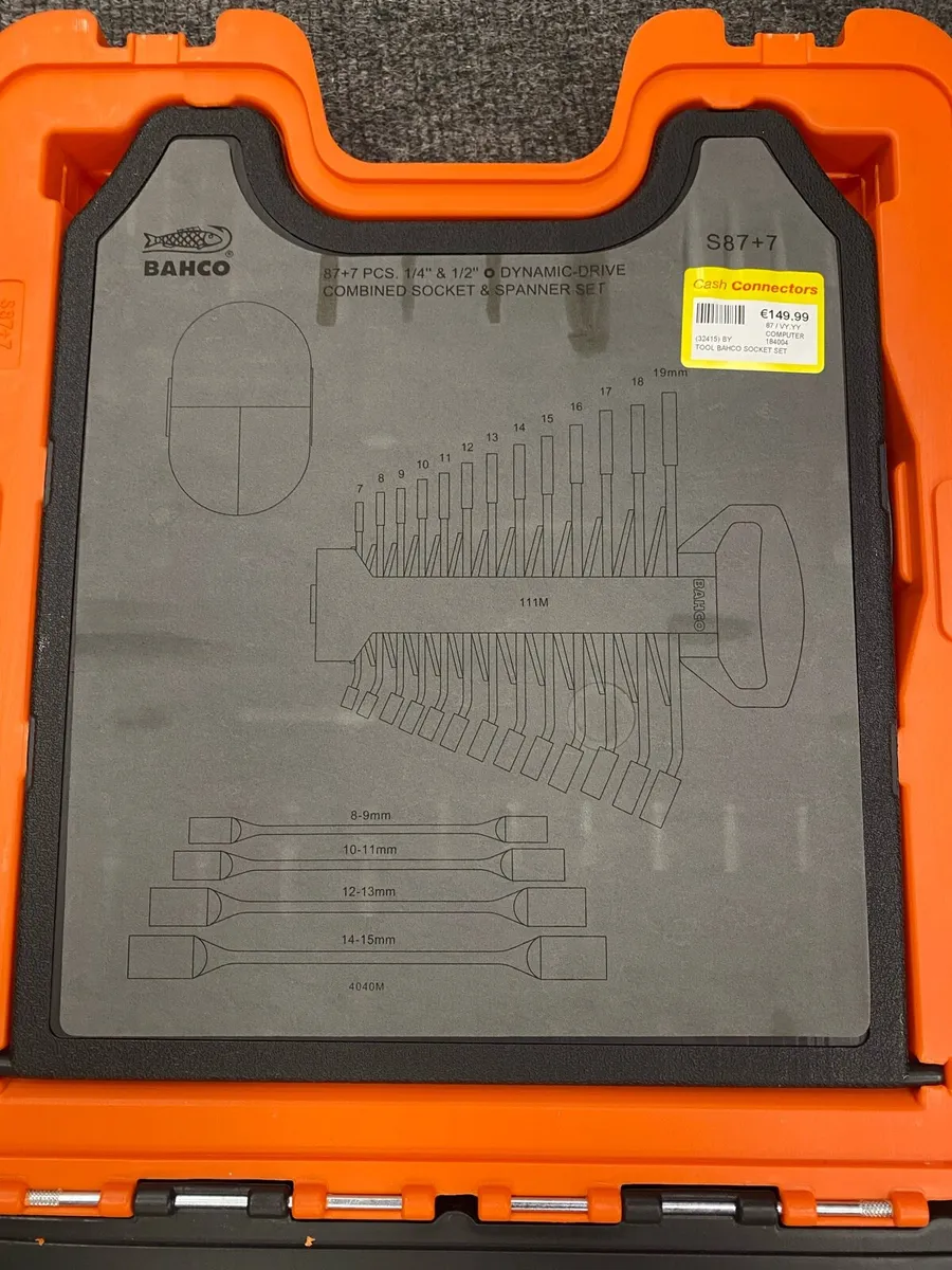 Bahco Dynamic Drive Socket/Spanner Set - Image 2