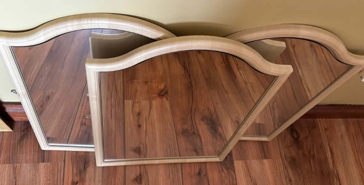 3 Matching Arched Wall Mirrors - Image 4