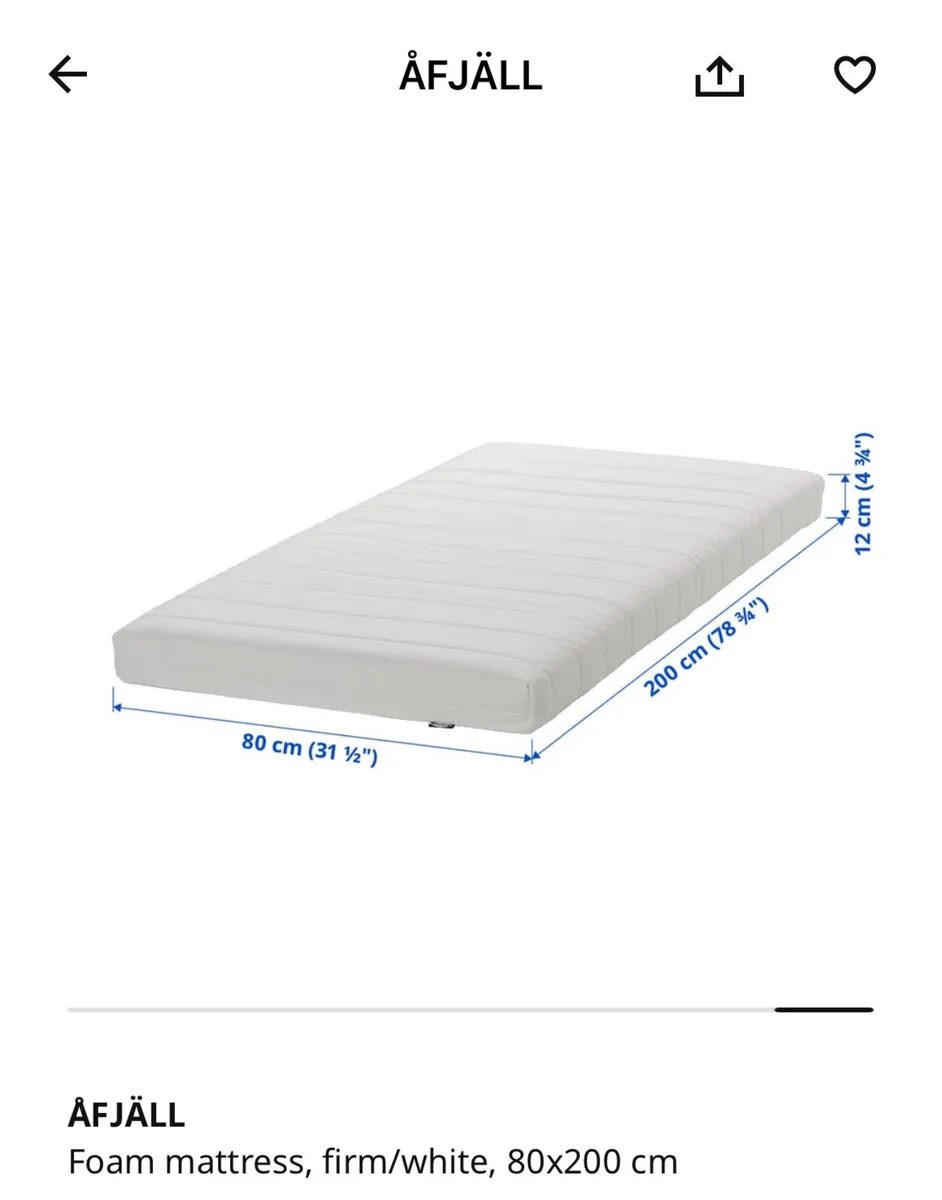 New Mattress still rolled up in packaging