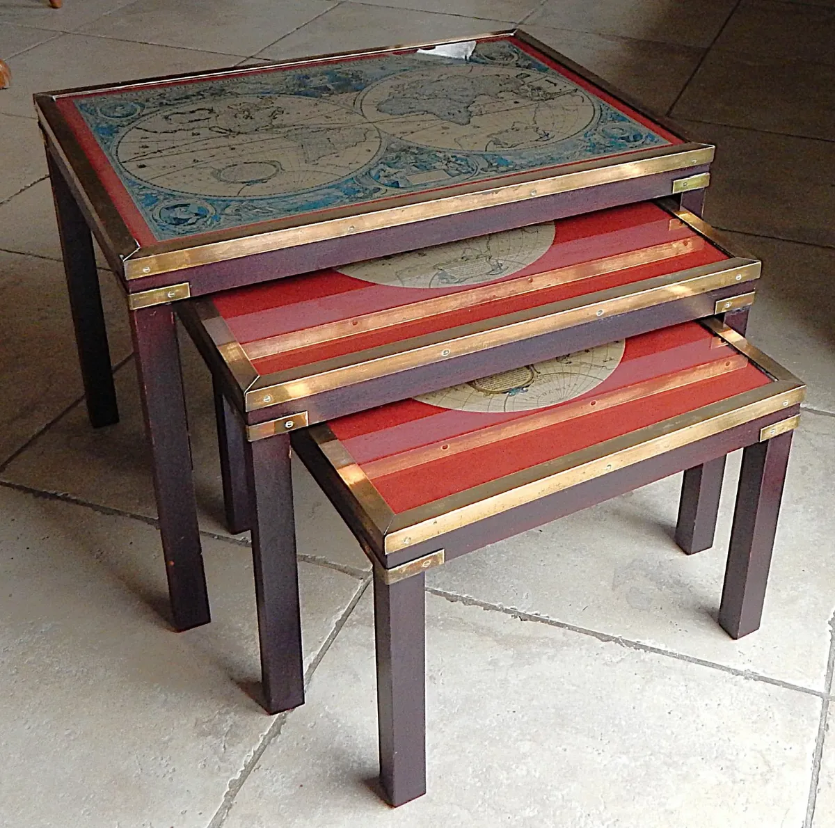Military Campaign Style Nest of Tables - Image 4