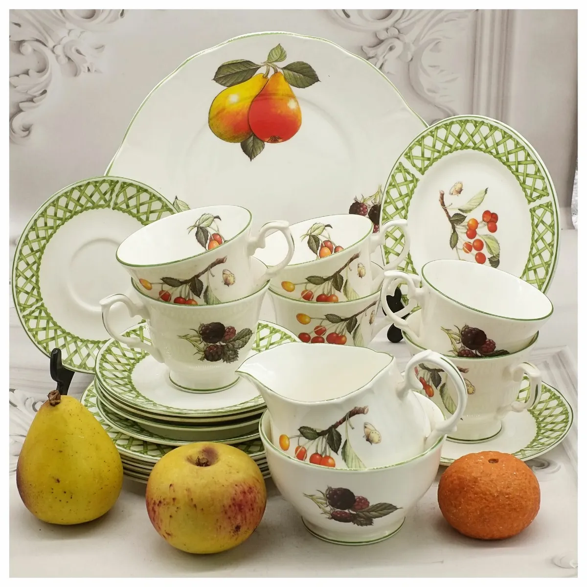 Vintage Duchess Bone China Tea Set 21 Pce - Image 1