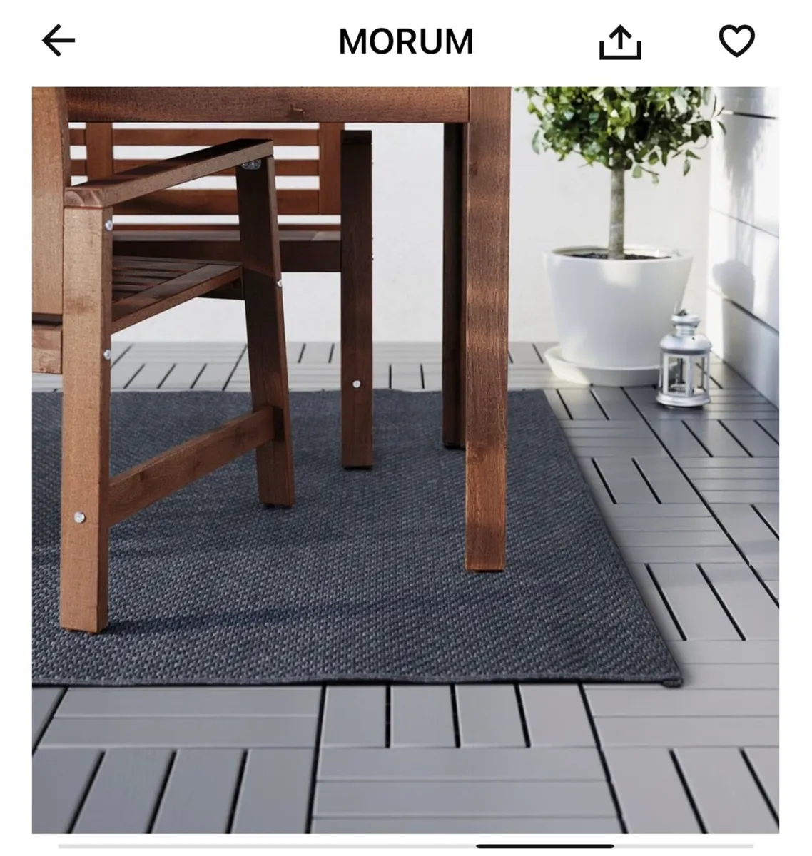 Rug indoor/outdoor Ikea new in packaging - Image 3
