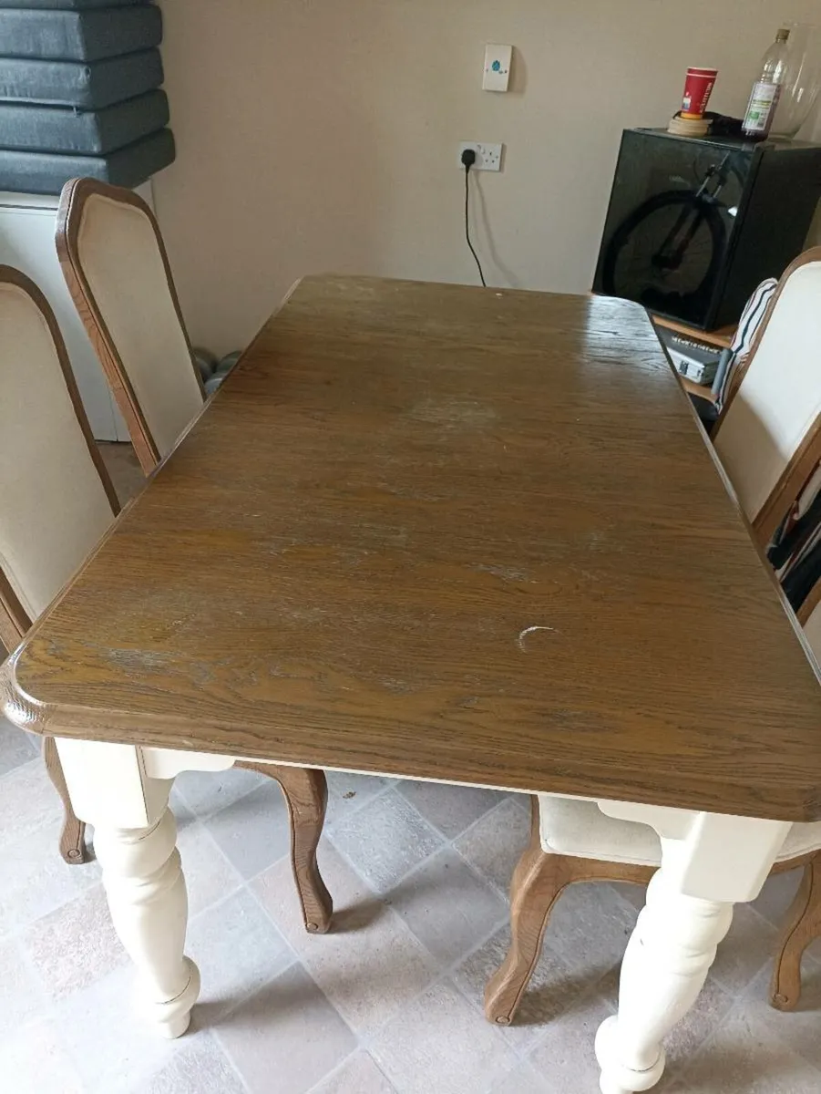 Table and chairs