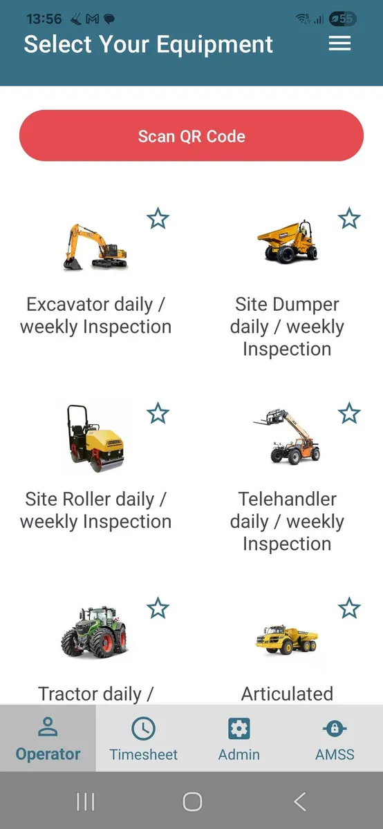 Plant & Equipment daily / weekly Inspection App - Image 1