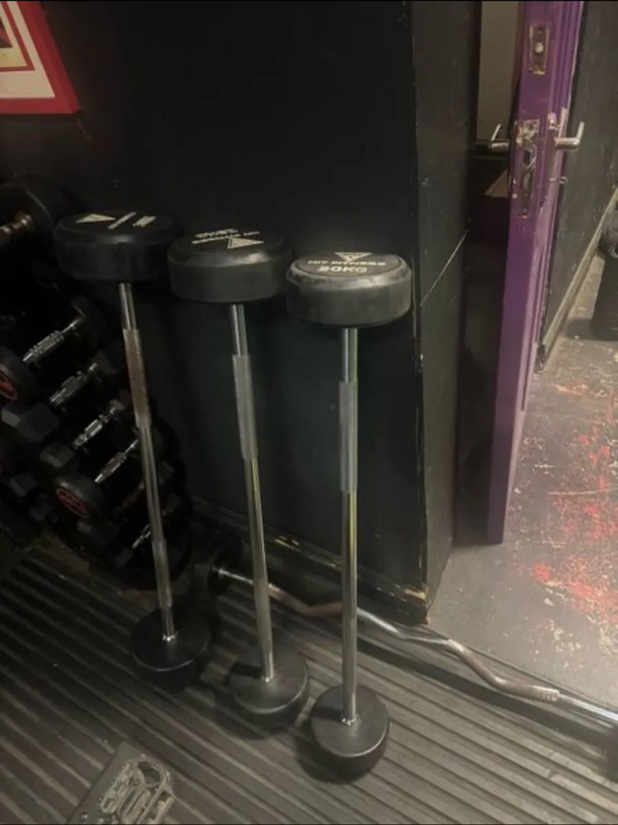 Hit fitness Barbell rubber ends.