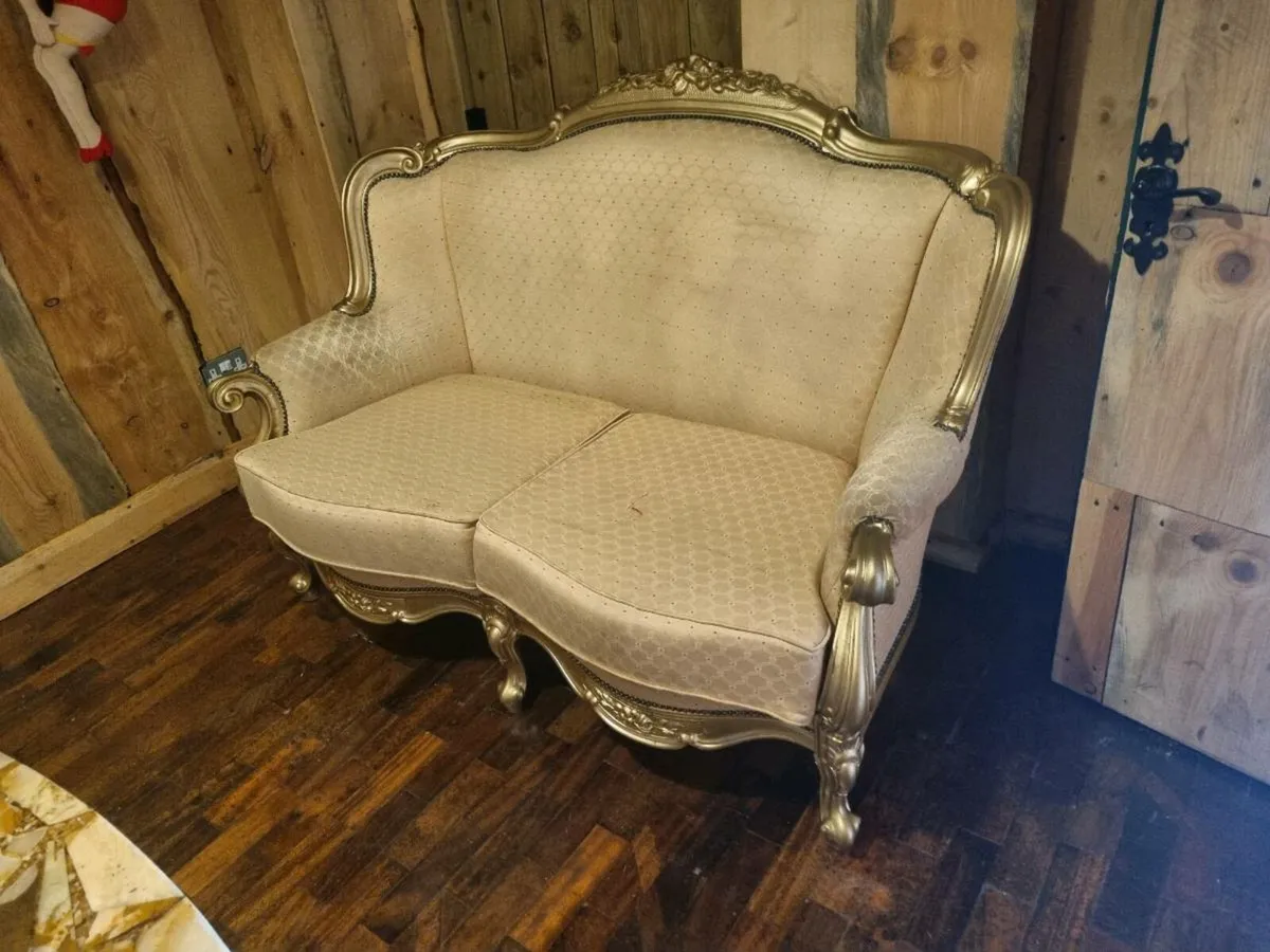 Vintage Egyptian Suite  (Needs Reupholstered) - Image 2